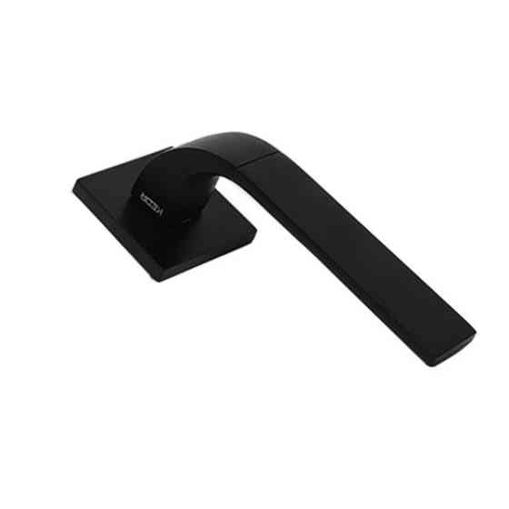 Ручка для дверей квадратной розетке Кедр Ультра 21.170 черный матовый Киев