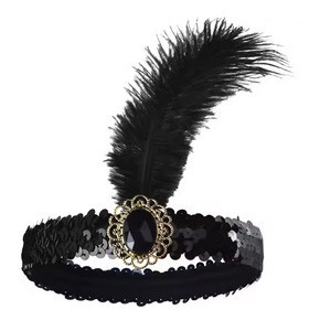 Повязка для волос карнавальная черная Киев - изображение 1