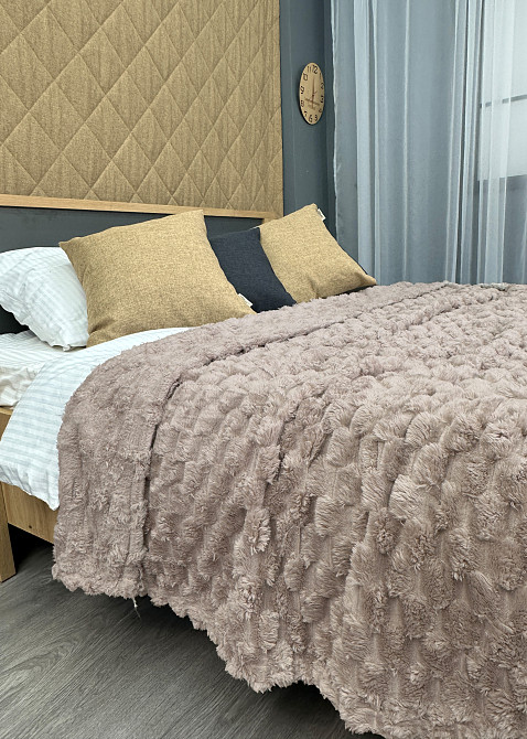 Плед-покривало 210х210 см (+-5см) Соти Мокко (87-206) Київ - фото 2