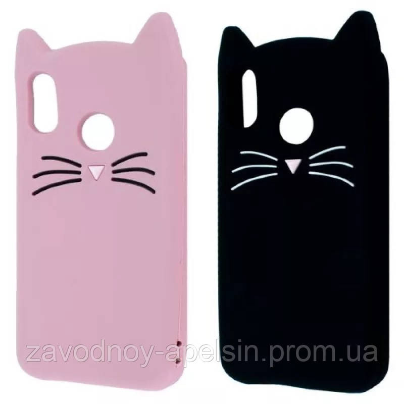 Huawei Honor 10i (HRY-LX1T) 20 lite Дитячий чохол 3D Cat (рожевий) Одеса - фото 1