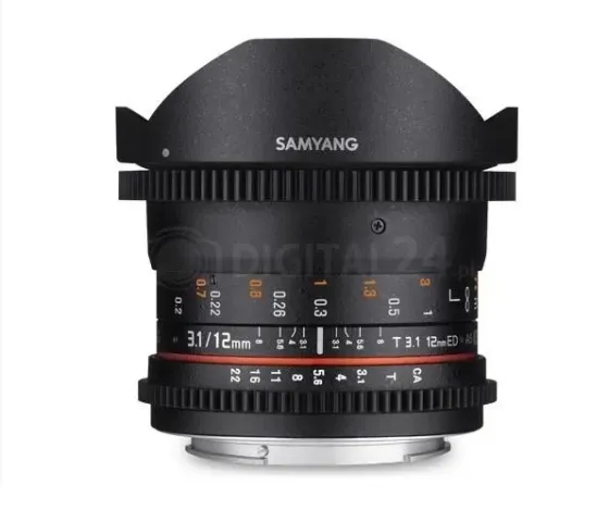 Об'єктив Samyang 12mm T3.1 VDSLR (Mikro 4/3) Київ