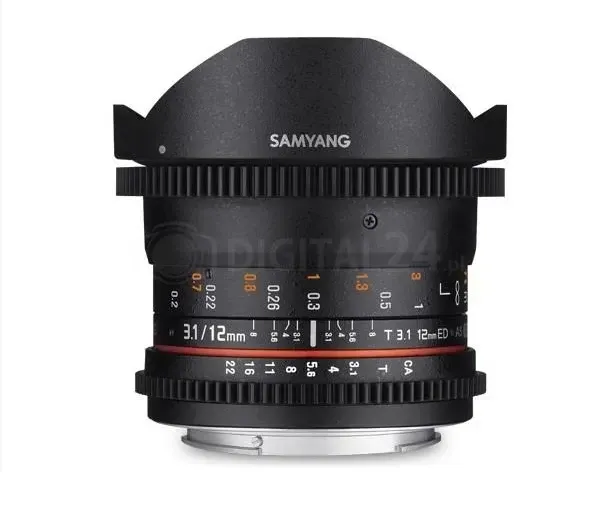 Об'єктив Samyang 12mm T3.1 VDSLR (Mikro 4/3) Київ - фото 1