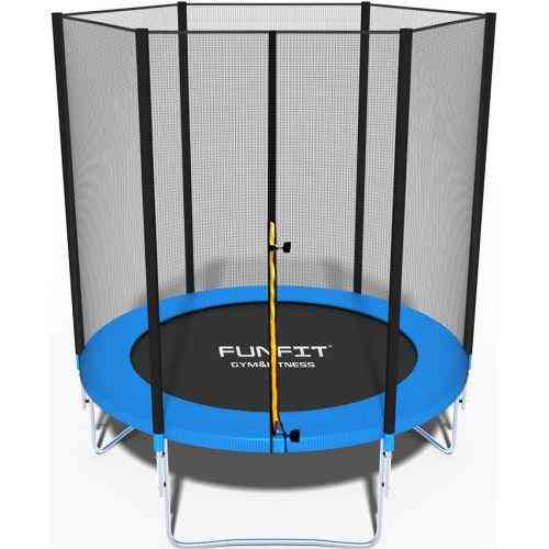 Батут Funfit 6ft (183см) синий с внешней сеткой Киев