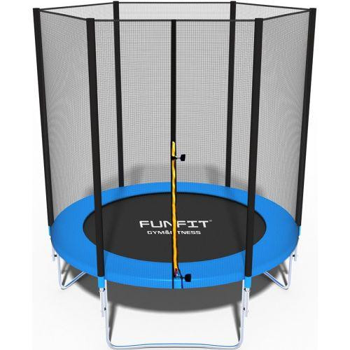 Батут Funfit 6ft (183см) синій з зовнішньою сіткою Київ - фото 2