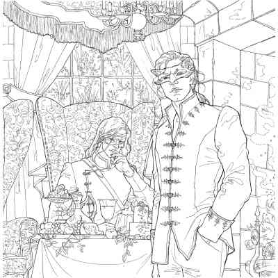 Книга Двір шипів і троянд. Розмальовка - Сара Дж. Маас Vivat (9786171712812) Винница