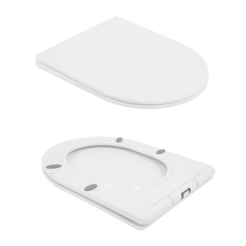 Унитаз напольный Qtap Swan Eco Ultra Quiet с сидением Soft-close 640x360x835 мм QTSWA27W48748 White Киев - изображение 7