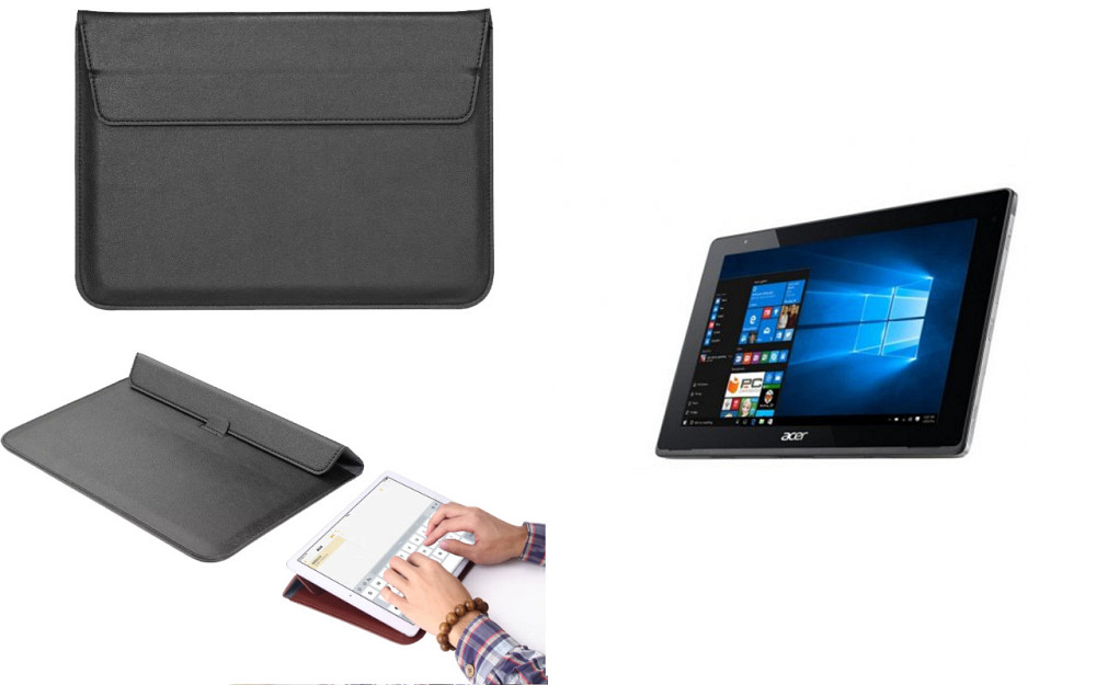 Чохол-конверт VitoCase для Acer One 10 S1003, з функцією підставки для планшета Чорний Київ - фото 1