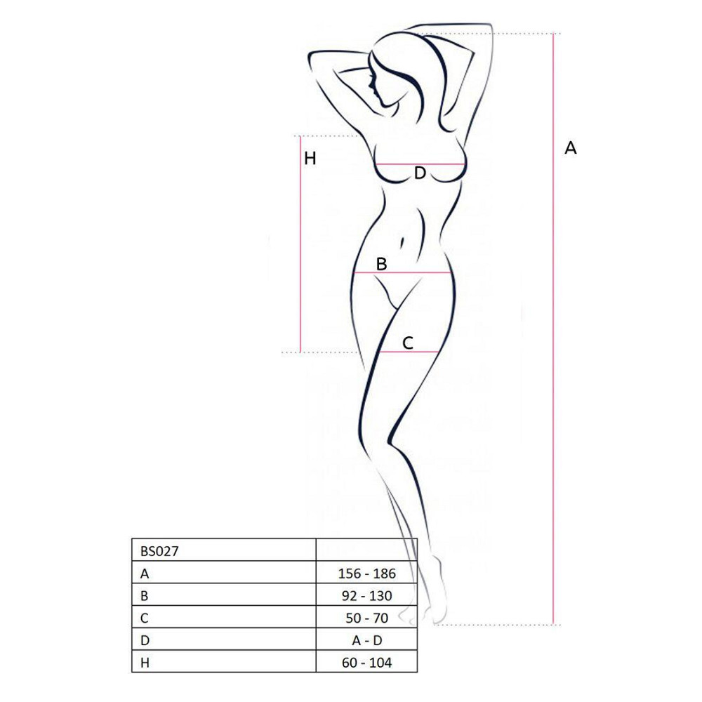 Бодістокінг Passion BS027 white, сукня-сітка на бретелях, дуже відверта Sex Aura Київ - фото 4