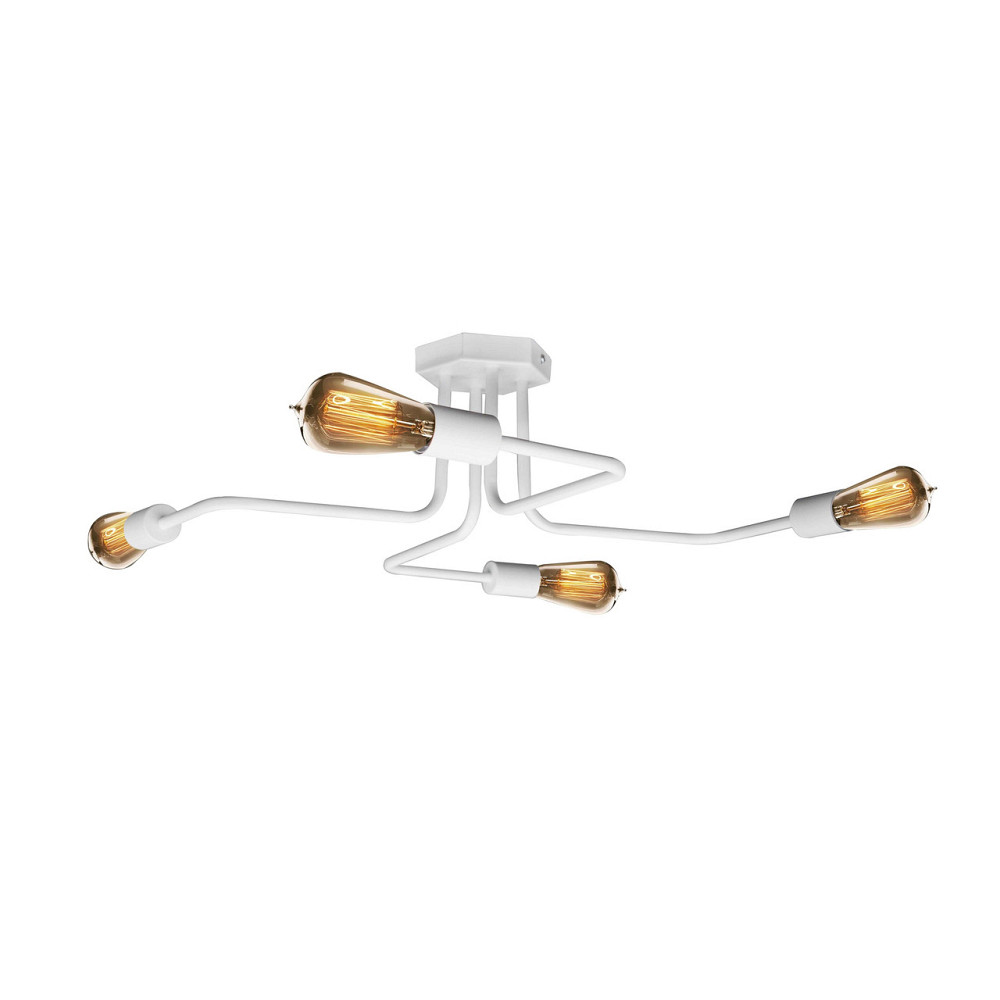 Потолочная люстра паук белая на 4 лампы Maze NL 5050/4WH Одесса - изображение 1