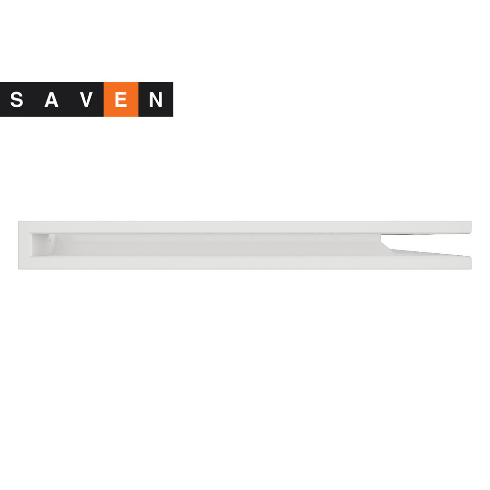 Вентиляційна решітка для каміна кутова права SAVEN Loft Angle 60х800х600 біла Львів - фото 2
