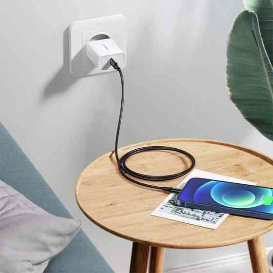 Кабель USB 2.0 Type-C M-Lightning M, 1 м, 3A, Nickel Plating ABS Shell Чорний, US171 UGREEN Вінниця