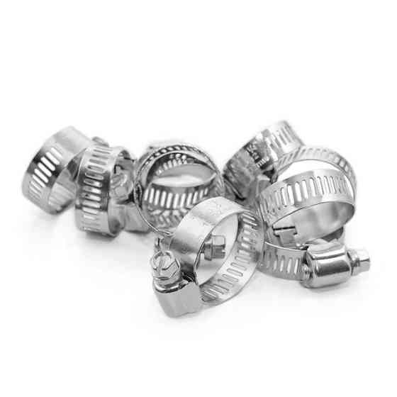 Хомут сталевий оцинкований, 12,7 мм, Ø - 18-32 мм INTERTOOL TC-0118 Київ