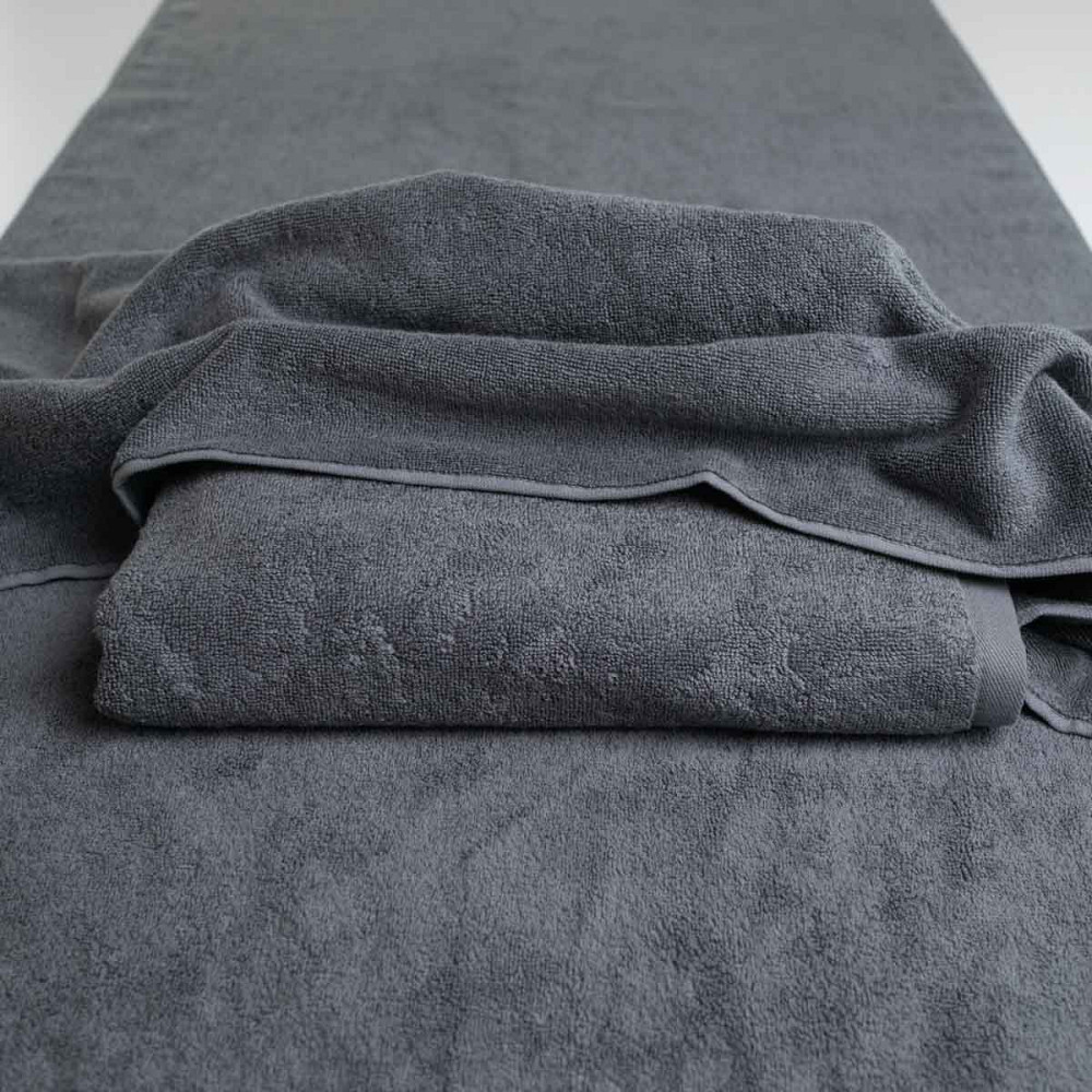 Рушник готельний для обличчя і рук GM Textile 50х90см 500г/м2 (Сірий) Суми - фото 2