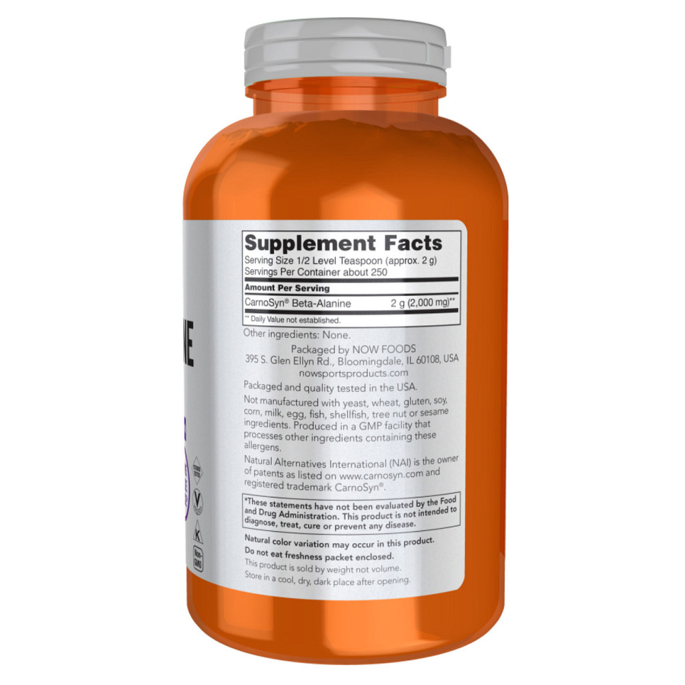 Бета аланін Now Foods Beta Alanine Powder 500g Київ - фото 2