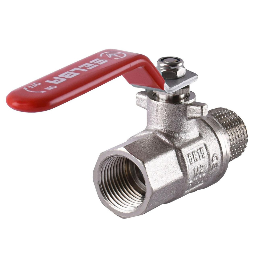 Кран кульовий прямий SELBA 1/2″ ЗВ КР SL1505 (000009617) Київ - фото 4