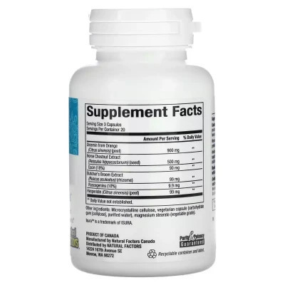 Вітамінно-мінеральний комплекс Natural Factors Підтримка вен для жінок, WomenSense, VeinSense, 60 вегетаріанські (NFS-04943) Вінниця - фото 2