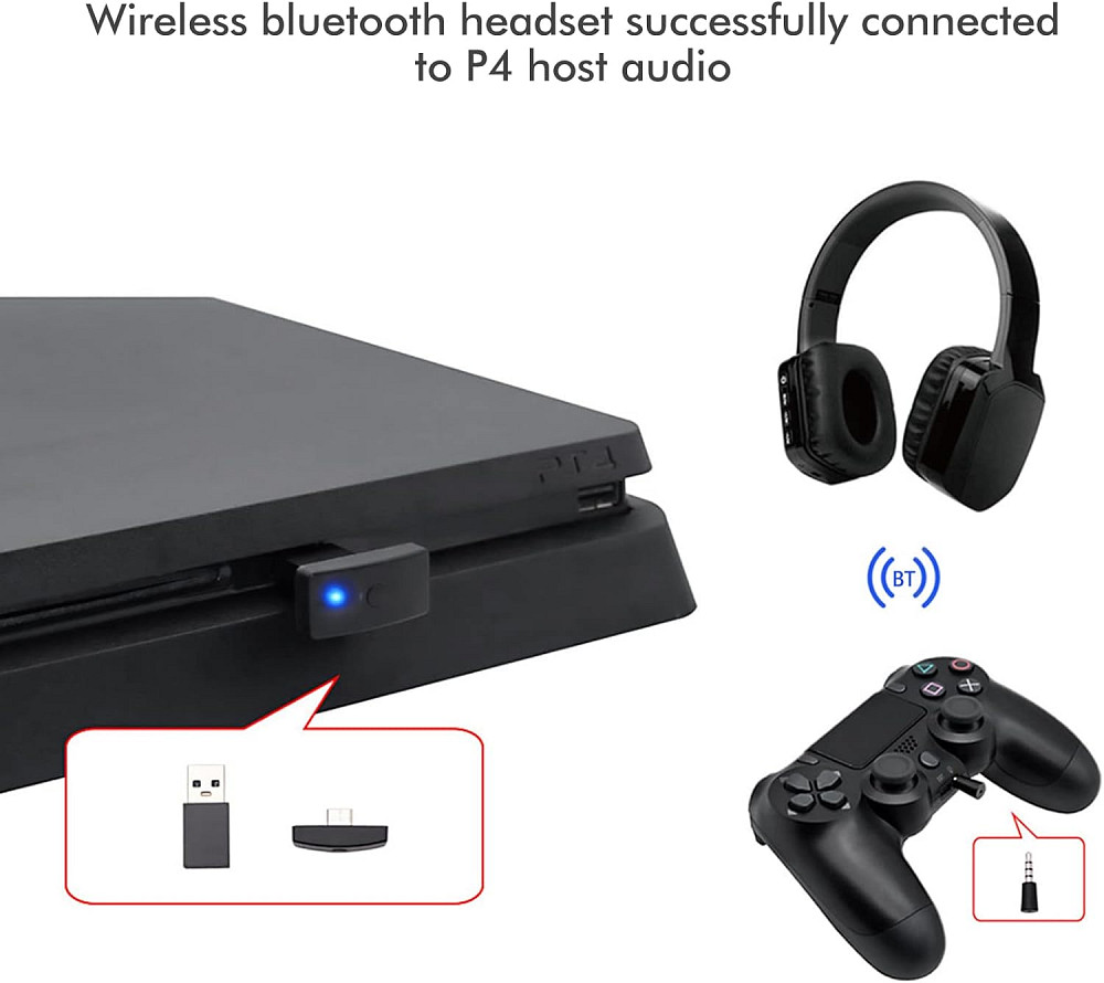 Bluetooth 5.0 адаптер трансмітер для PS4, PS5, Nintendo Switch, ПК Луцк - изображение 3