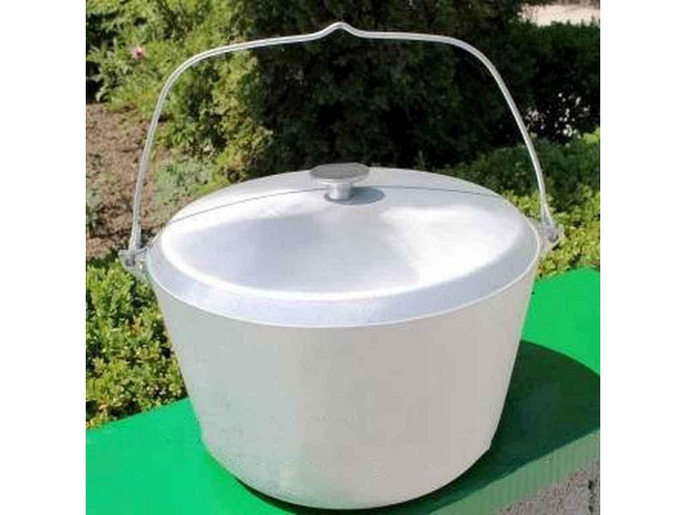 Казан рибальський з кришкою 8,00л ТМ ПОЛІМЕТ Київ - фото 1