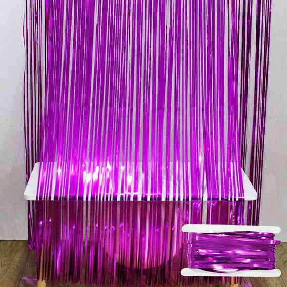 Дощик для фотозони 3 м на 1 м малиновий Київ