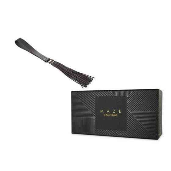 Флогер Bijoux Indiscrets MAZE — Tassel Flogger Black Sex Aura Київ