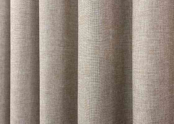 Шторна тканина льон фактурний легкий, колекція “ALORA-TON” колір бежевий 1874ш Київ