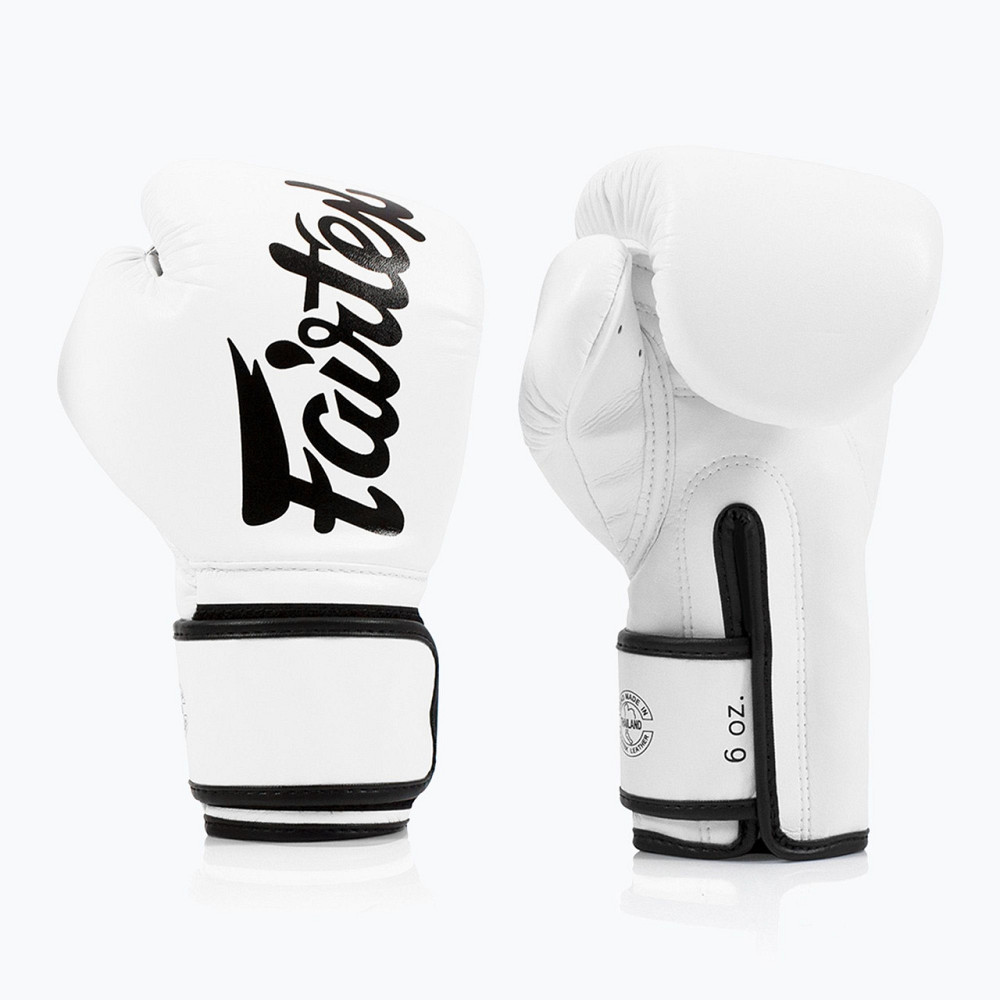 Боксерські рукавиці Fairtex BGV14 White 10 унцій (бинти в комплекті) Кам'янське - фото 6