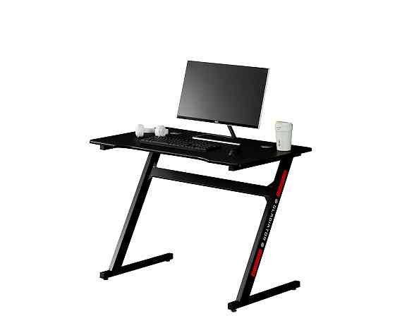 Стіл геймерський Стелс, чорний/карбон Київ