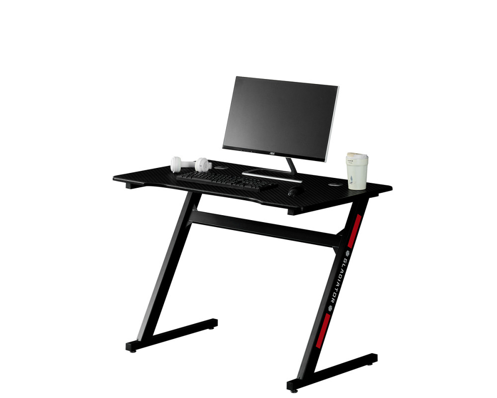 Стіл геймерський Стелс, чорний/карбон Київ - фото 2