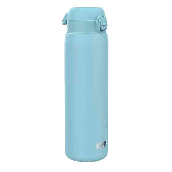 Пляшка для води металева ION8 1200 мл. Stainless Steel, Alaskan Blue Кам'янське