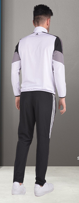 Мужской летний спортивный костюм Adidas,ткань микрофибра Киев - изображение 2