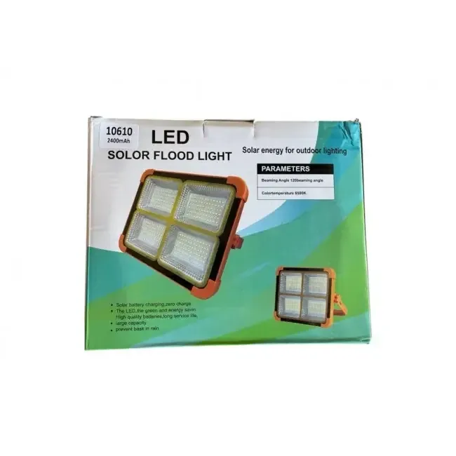 Вуличний світлодіодний прожектор LR-200 Solar LED light (акумуляторний, сонячна панель, PowerBank, USB, IP65) Одеса - фото 2