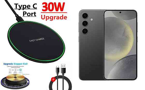 Бездротовий зарядний пристрій Copper до 30W для OnePlus 12, USB-C, LED Київ