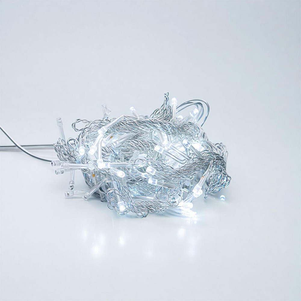 Garlando Новорічна гірлянда штора 2х2 м 80 LED кімнатна білий провід Білий ZWM2280LEDW Коломыя - изображение 1