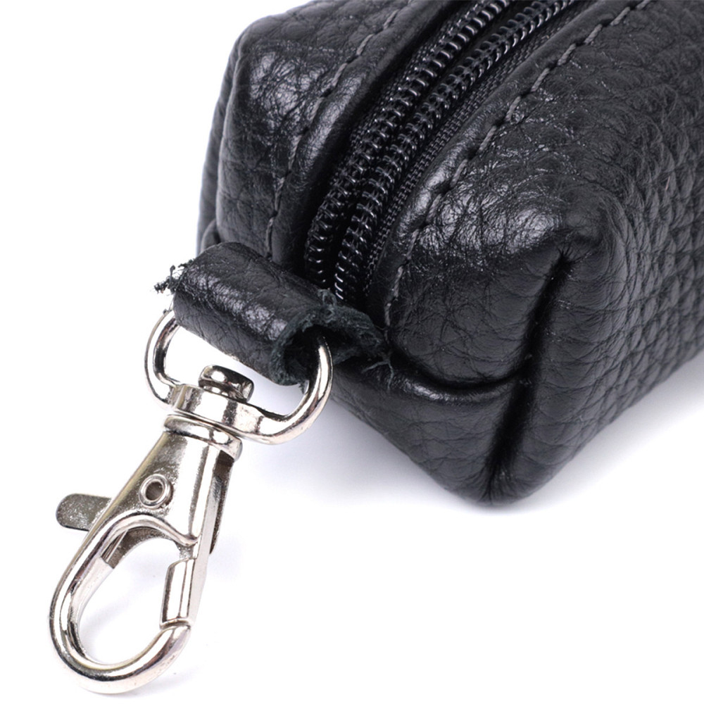 Вместительная ключница унисекс из натуральной кожи Shvigel 16227 Черная Киев - изображение 5