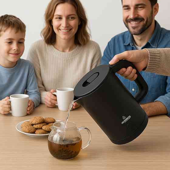 Електрочайник дисковий 1,8л,1800Вт,від мережі,CB 2845,Чорний SBR Київ