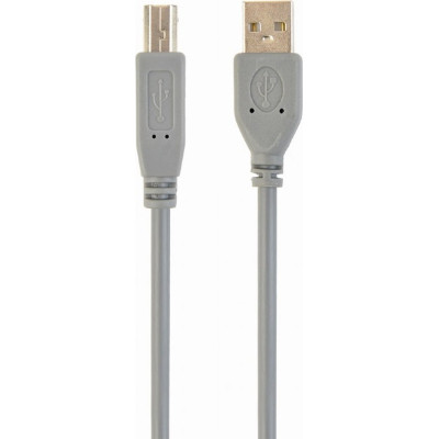 Кабель для принтера USB 2.0 AM/BM 1.8m Cablexpert (CCP-USB2-AMBM-6G Grey) Вінниця - фото 1