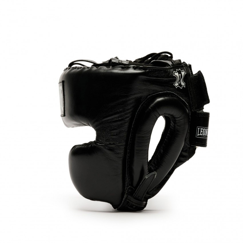 Боксерський шолом з бампером Leone Greatest Black L/XL професійний захист для боксу, ММА та єдиноборств Київ - фото 6