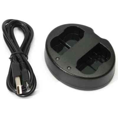 Зарядное устройство для фото PowerPlant Canon Dual NB-12L (DV00DV3404) Винница