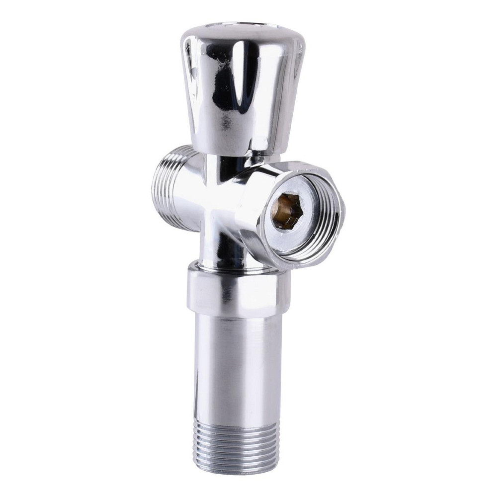 Кран вентильний для пральної машини SELBA 3/4″x3/4″x3/4″ з подовжувачем A7250 (000000709) Київ - фото 2