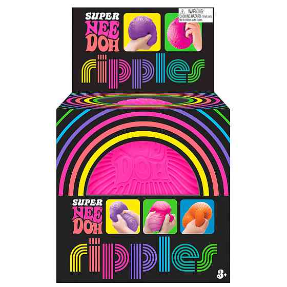 Іграшка-антистрес NeeDoh серії Super – Яскраві хвилькі (рожевий) Дніпро