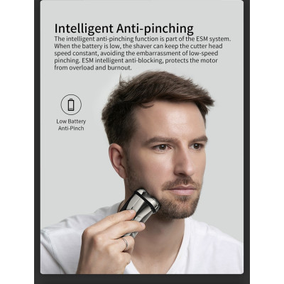 Електробритва Xiaomi Enchen Steel 3S Black/Gold Вінниця - фото 4