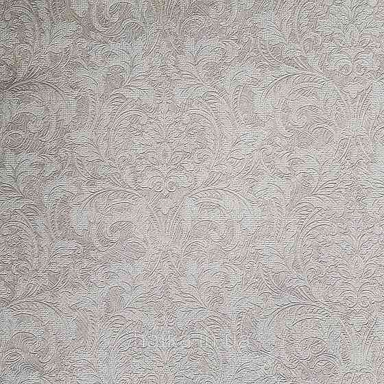 Шпалери метрові вінілові на флізелін Yuanlong Samsara східний малюнок вензелі завитки бежеві сріблясті Київ