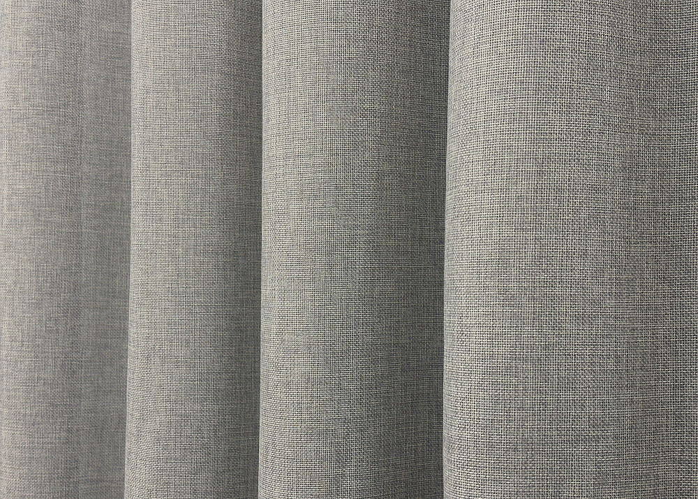 Комплект готових штор VR-Textil Льон Мішковина № 1016ш Світло-сірий 100х270 см 2 шт (31-326) Київ - фото 7