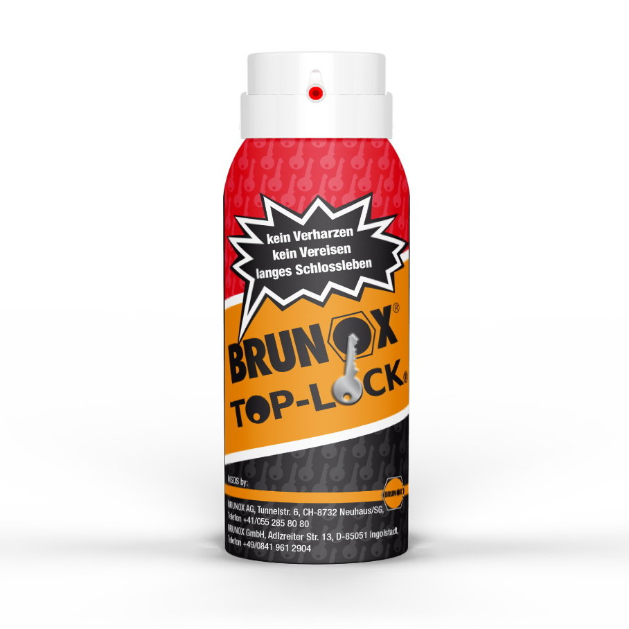 Мастило для замків і петель, спрей Brunox Top Lock 100ml Киев - изображение 1