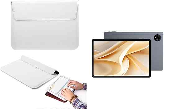 Чохол-конверт VitoCase для Ulefone Tab A11, з функцією підставки для планшета Чорний Білий Київ
