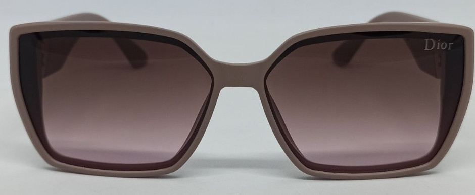 Женские брендовые очки коричнево розовый градиент в бежевой оправе. Киев - изображение 7