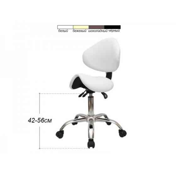 Стул-седло для мастера мод. 854 (3 регулировки) (Цвета в ассортименте) Киев