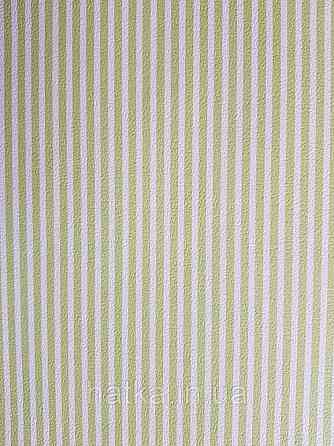 Шпалери вінілові на флізеліні Petite Fleur 4 Rasch Texti 289120 смуги вузькі зелені та білі Київ