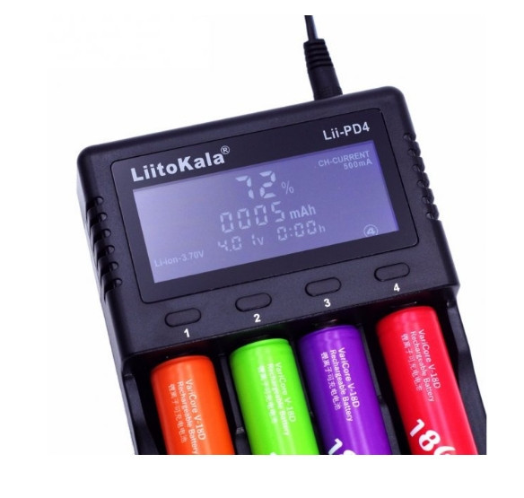 Профессиональное зарядное устройство Liitokala Lii PD4 с авто зарядкой Винница - изображение 7