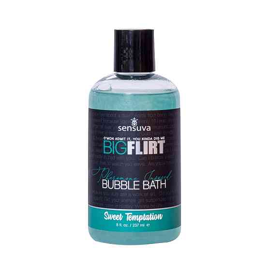 Піна для ванни Sensuva — Big Flirt Pheromone Bubble Bath — Sweet Temptation (237 мл) Sex Aura Київ